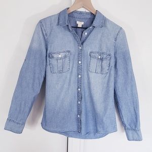 J. Crew Button Down Chambray